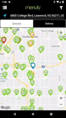 Menufy Food Delivery & Carryou android App screenshot 5