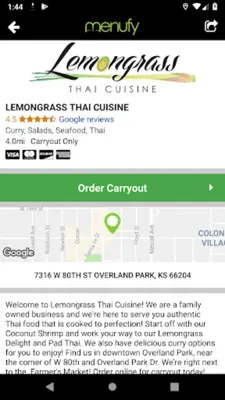 Menufy Food Delivery & Carryou android App screenshot 6